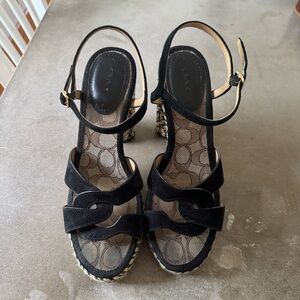 Coach Black talina Women's Sandals